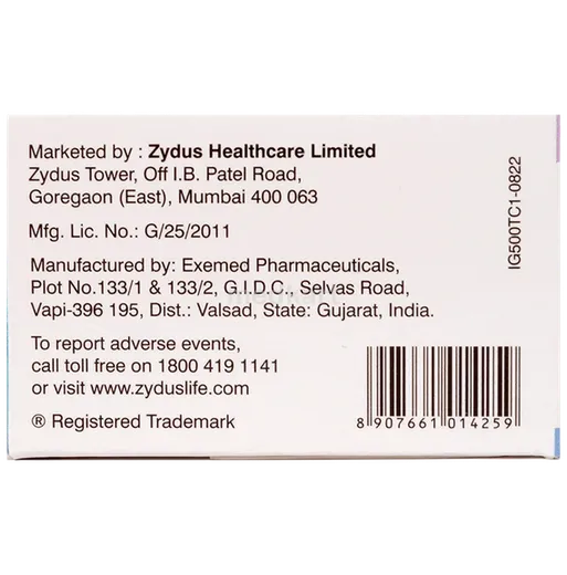 imeglyn 500mg tablet 10's